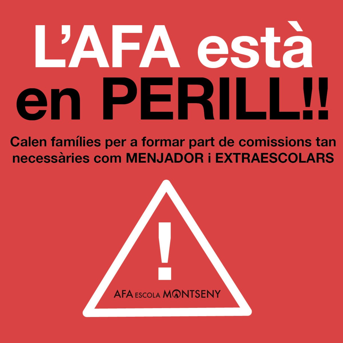 L’AFA està en&nbsp;perill!